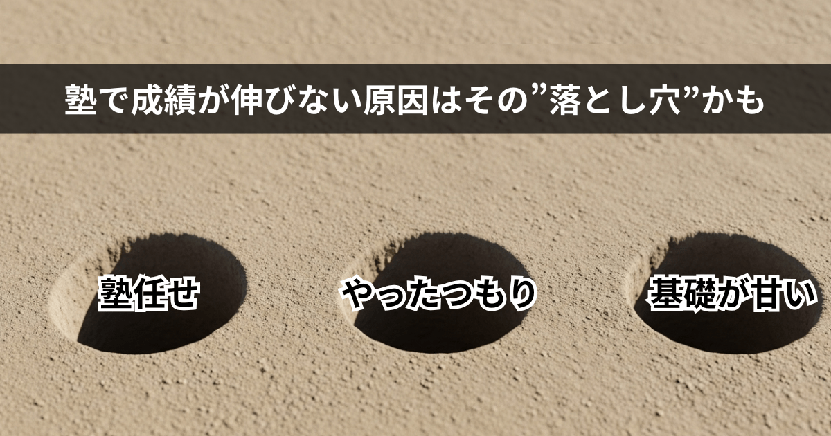 塾に通っても成績が伸びない｜親が見直す3つの家庭学習の落とし穴と対処法